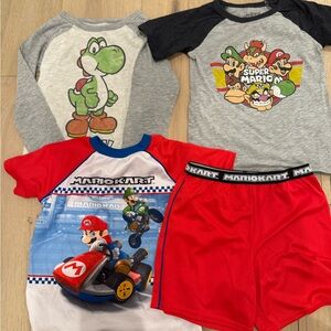 Boys size 7 Super Mario and Yoshi Kids Clothing Set